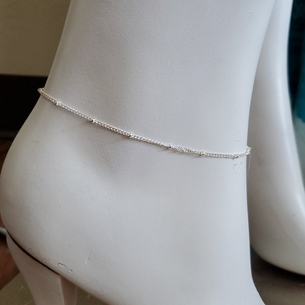 SILVER ANKLET